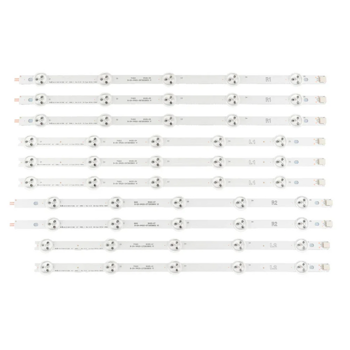 LED Backlight Replacement for 42’ LG TV LC420DUE - SFR1 6916L - 1385A 1387A 1386A 1388A LED Assembly