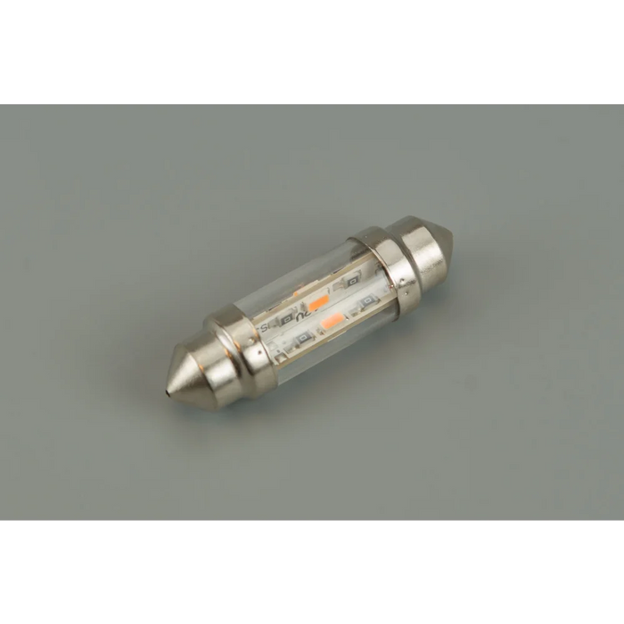 LED Festoon Lamp 12V AC/DC - 8 LED Chips Warm White 2700K