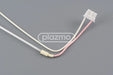 White and pink insulated wires with plastic connectors on the ccfl backlight assembly for 10.4 inch sharp lm10v33