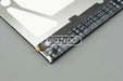 Black rectangular laptop battery with gold connector and warning labels for 10.1 inch samsung lcd panel display panel
