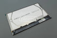 Silver-framed lcd display panel for 10.1 inch samsung ltl101al06-104 with white screen and black circuitry along bottom edge
