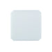Sleek frosted white square glass diffusion plate 71mm x 71mm with softly rounded corners for lcd backlight diffuser use