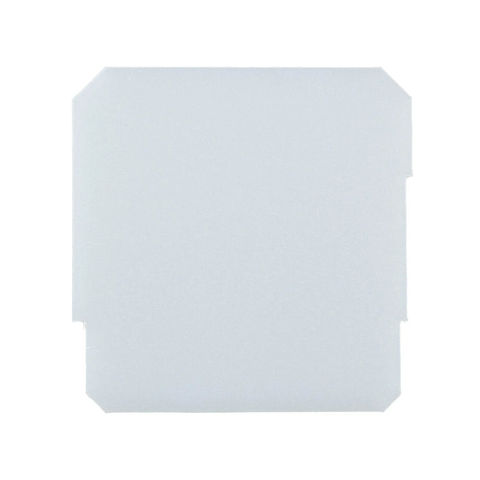 Lcd backlight diffuser plate 72mm x 73mm translucent white plastic diffusion plate with matte finish for light transmittance