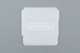 White rectangular plastic backlight diffuser plate with rounded corners and raised edge for enhanced light transmittance