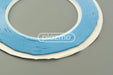 Blue 2mm double sided tape wound on a white core full 25m roll for versatile sided tape applications