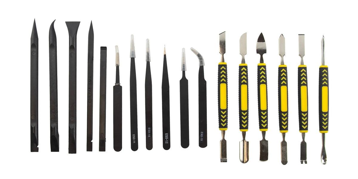 18 Piece Complete LCD Disassembly Tool Kit — Plazmo Industries