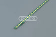 Green led strip with yellowish rectangular diodes on circuit board for led backlight replacement auo g215han01 ags topper lcds