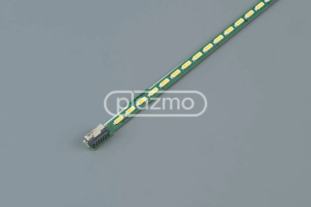 Green led strip with yellowish-white diodes and black connector for led backlight replacement in auo g215han01 ags topper lcds