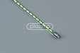 Led backlight replacement for auo g215han01 ags topper lcds with green strip and yellowish-white leds with black connector