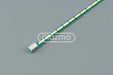 Green led strip with rectangular white diodes for led backlight replacement of 27 inch lg lm270wf5 slm1 panel