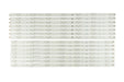 LED Backlight Replacement for 55’’ ViewSonic CDE5510 Commerical Display (Model No. VS17215) 7 Lens LED per strip LED Assembly