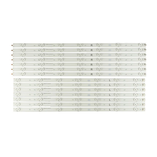LED Backlight Replacement for 55’’ ViewSonic CDE5510 Commerical Display (Model No. VS17215) 7 Lens LED per strip LED Assembly