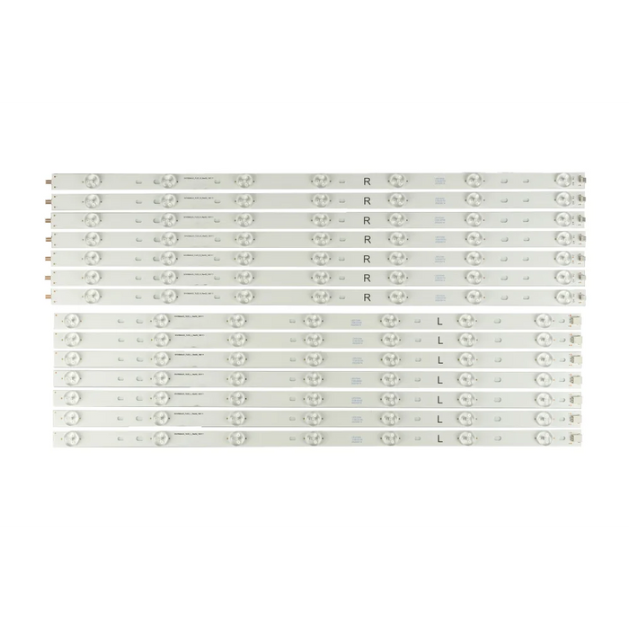 LED Backlight Replacement for 55’’ ViewSonic CDE5510 Commerical Display (Model No. VS17215) 7 Lens LED per strip LED Assembly