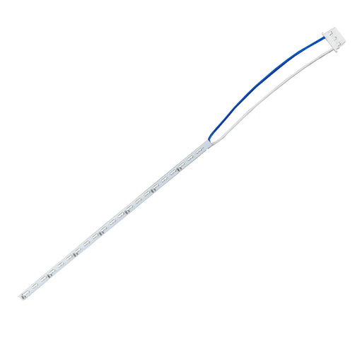 Silver led strip light with white connector and blue and white wires for iview pro player tracking kortek ktl062dps01