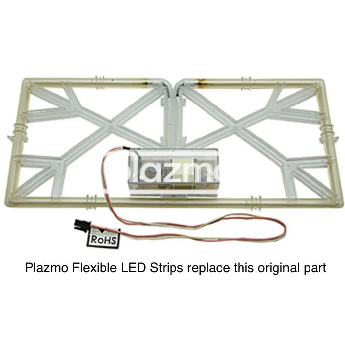 Dual Led Strips For Replacing Ccfl In Aristocrat Viridian Glass Led Assembly