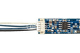 Blue printed circuit board with white connector for universal led replacement in led strip backlight kit for lcd panels