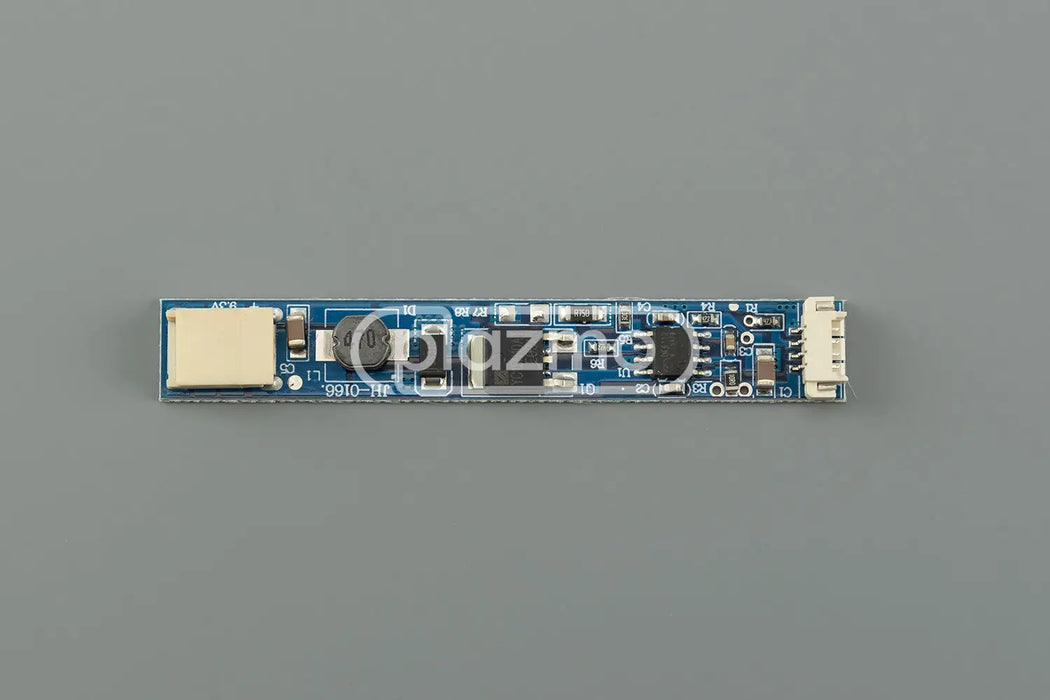 Blue rectangular universal led circuit board with electronic components for led replacement in backlight kits