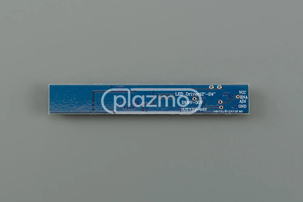 Blue rectangular led driver circuit board with white text for universal led strip replacement and ccfl conversion kit