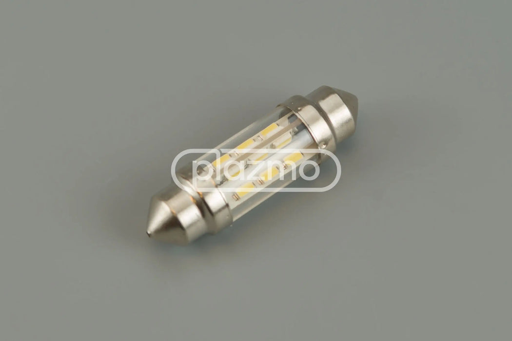 LED Festoon Lamp 12V AC/DC - 24 LED Chips Natural White
