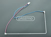 2.2Mm Diameter L-Shape Ccfl Lamps 161 X 94Mm With Wires Shaped Ccfl Lamp
