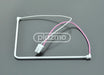 2.4Mm Diameter L-Shape Ccfl Lamps 92 X 71Mm With Wires Shaped Ccfl Lamp