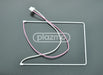 2.2Mm Diameter C-Shape Ccfl Lamps 130 X 95Mm With Wires Shaped Ccfl Lamp