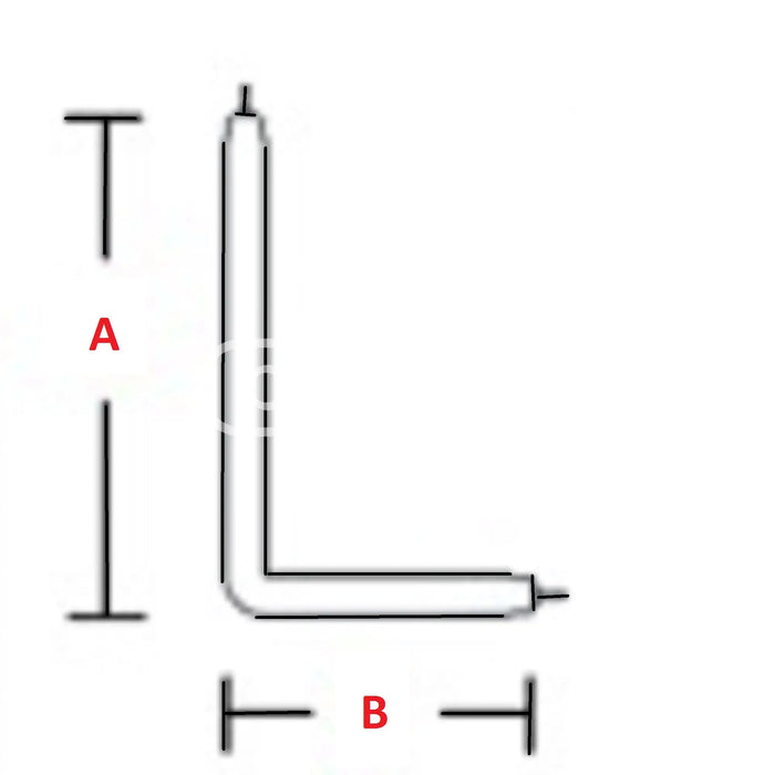 124 x 95mm (2.0mm diameter) Monitor Repair L-Shape CCFL Lamps for LCD Screen Shaped CCFL Lamp